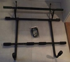 Neu! 4in1 Sport Fitness Klimmzugstange grün/rot  (Dips / Eigengewicht)