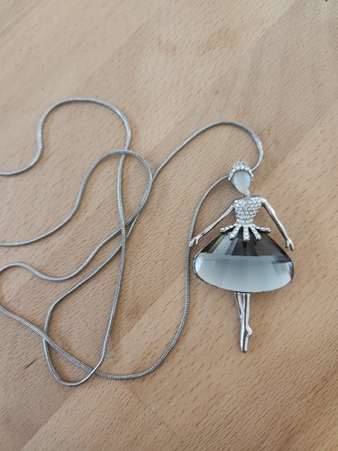 Kette mit ballerina anhänger - mit,