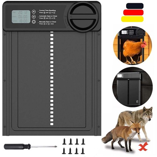 Hühnerklappe elektrisch timer - elektrisch,