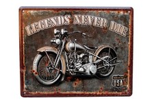 Nostalgie Blechschild Motorrad