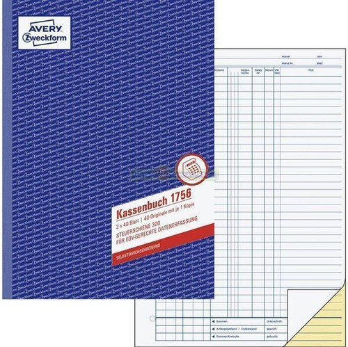 Avery zweckform kassenbuch - avery,
