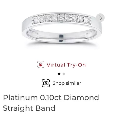 Platin 10ct diamant - platin,