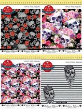 Totenkopf bunt grau FVJ