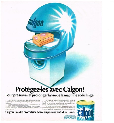 Reklame 1972 calgon produkt - calgon,