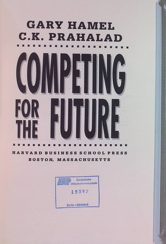 Competing for the future gary - competing,