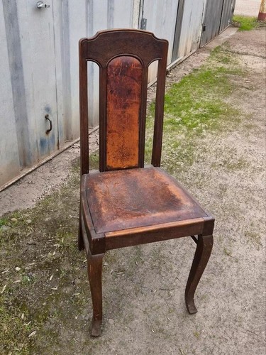 Antiker polsterstuhl mit - antiker,