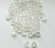 100 Faltenstecker für Gardinen transparent  Gardinenstecker Gardinenzubehör