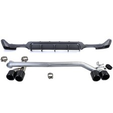 Heckdiffusor Carbon + Endrohr