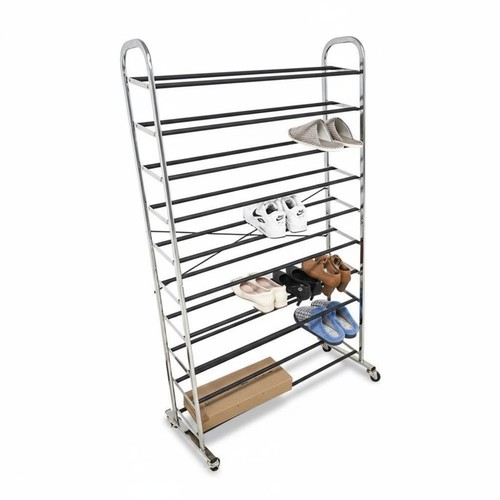 Schuhregal rollbar große - rollbar,