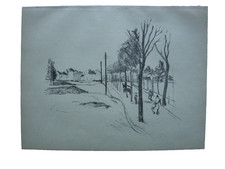 Rudolf Großmann (1882-1941) Berliner Bilder VI Lithographie um 1930