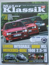 Motor Klassik 07/2006 : BMW M3 , Lancia Delta HF Intergrale , Mercedes 190 16V