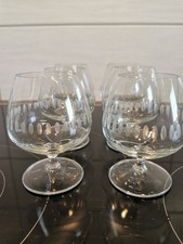 6er Set DDR Weingläser Weißweingläser Linsen Schliff Gravur Lausitz Glas