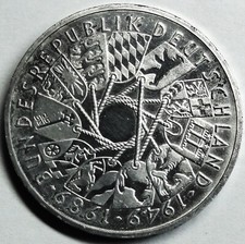 10,- DM 1989 G Silber 40 Jahre