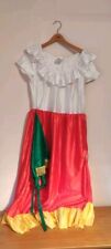 Karneval Kostüm Damen Orientalisch Kleid Mexikanerin Gr. L