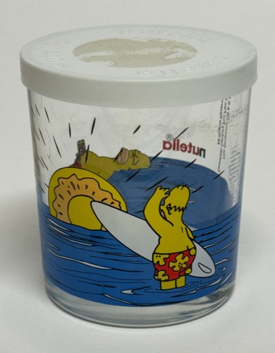 Simpsons vintage nutella glas - simpsons,