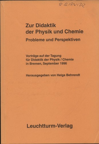 Zur didaktik der physik und - didaktik,