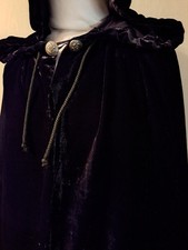 Gothic/Phantasie/Mittelalter: Cape aus Samt