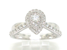 Brillant Ring 417 Weißgold