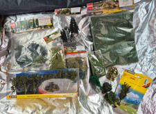 Konvolut NOCH 25096 Birken, Häuser Ho, Busch 7392 6475 6490 7111 7102 Bäume Neu