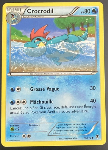 Pokemon karte krokodil 119 - pokemon,
