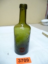 3709.   Alte Glasflasche Vintage  Bierflasche Brauerei Schwabach