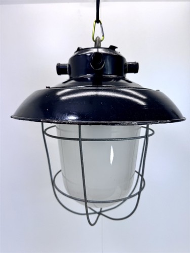 Alte fabriklampe emaille lampe - alte,
