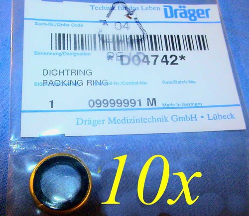 Dräger messing dichtringe - 10,
