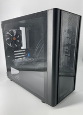 Thermaltake V150 TG Micro ATX PC Gehäuse Schwarz Tempered Glass Gaming gebraucht
