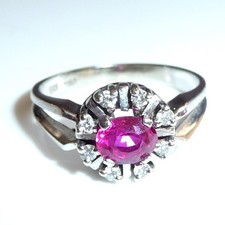 Ring 585 Gold Weißgold 0.16ct