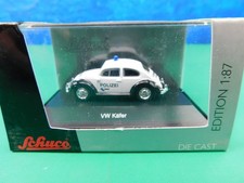D21 Schuco Edition 1:87 H0 25502 VW Käfer Polizei OVP TOP
