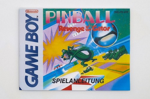 Gameboy spielanleitung pinball - spielanleitung,