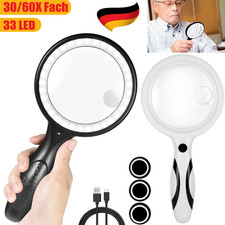 33 LED Lupe mit