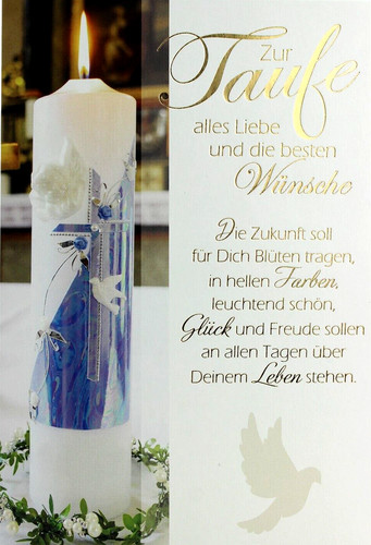 Grußkarte taufe taufkarte - taufe,