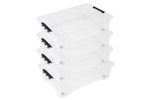 4x Unterbettbox Rollbox