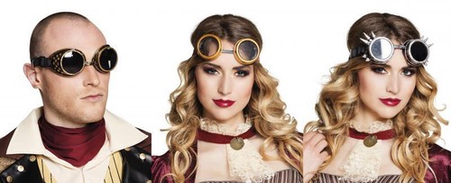 Retro cyber steampunk brille - cyber,