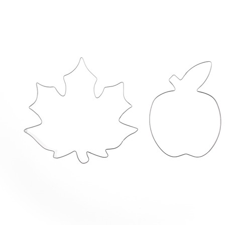 Set blatt ahorn - blatt, apfel