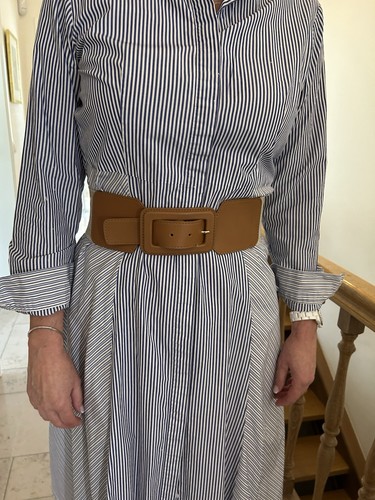 Max kleid mit gürtel - kleid,