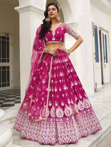 Rosa lehenga choli bollywood - lehenga,