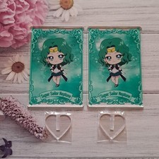Sailor Moon Store Acrylkarte Neptun Chibi Figur Sammlerstück Neu