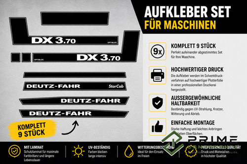 Aufkleber satz deutz fahr - aufkleber,