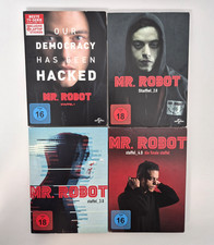 Mr. Robot - Die Komplette Serie - Staffel 1 2 3 4 [DVD] Schuber + Laptop Sticker