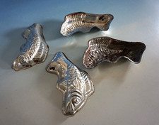 4 Vintage Kupfer Backform