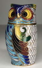 China Cloisonné Emaille Eule