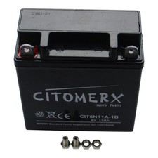 MOTORRADBATTERIE GEL BATTERIE 6N11A-1B 6V 11AH MZ ETS 125/1, 150/1, 250 Bj 69-73