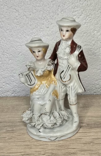 Vintage porzellan figur paar - vintage,