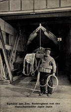 Ak Egmond aan Zee Nordholland Niederlande, Rettungsboot mit dem... - 10947657