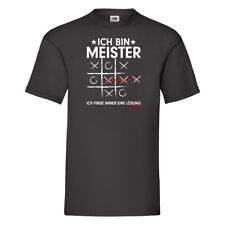 Lösung finden: Meister | Meisterbrief T-Shirt Schwarz