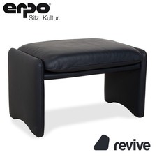 Erpo City Leder Hocker Blau