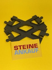 LEGO® DUPLO 6376 Eisenbahn Schienen 1 Kreuzung Dark Gray Altdunkelgrau