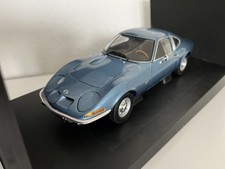 1:18 Modellauto Opel GT 1968 blau metallic Minichamps Pauls Model Art OVP